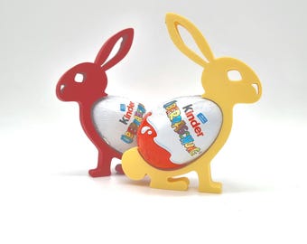Easter Easter Bunny Ü-Ei Kinder | Surprise Egg Easter Bunny Egg Holder | Various Colors | Easter Gift Ü Egg Kinder Surprise