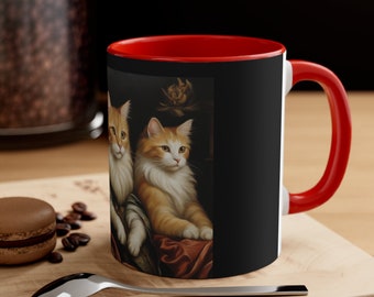 Royal Cats Accent Coffee Mug, 11oz