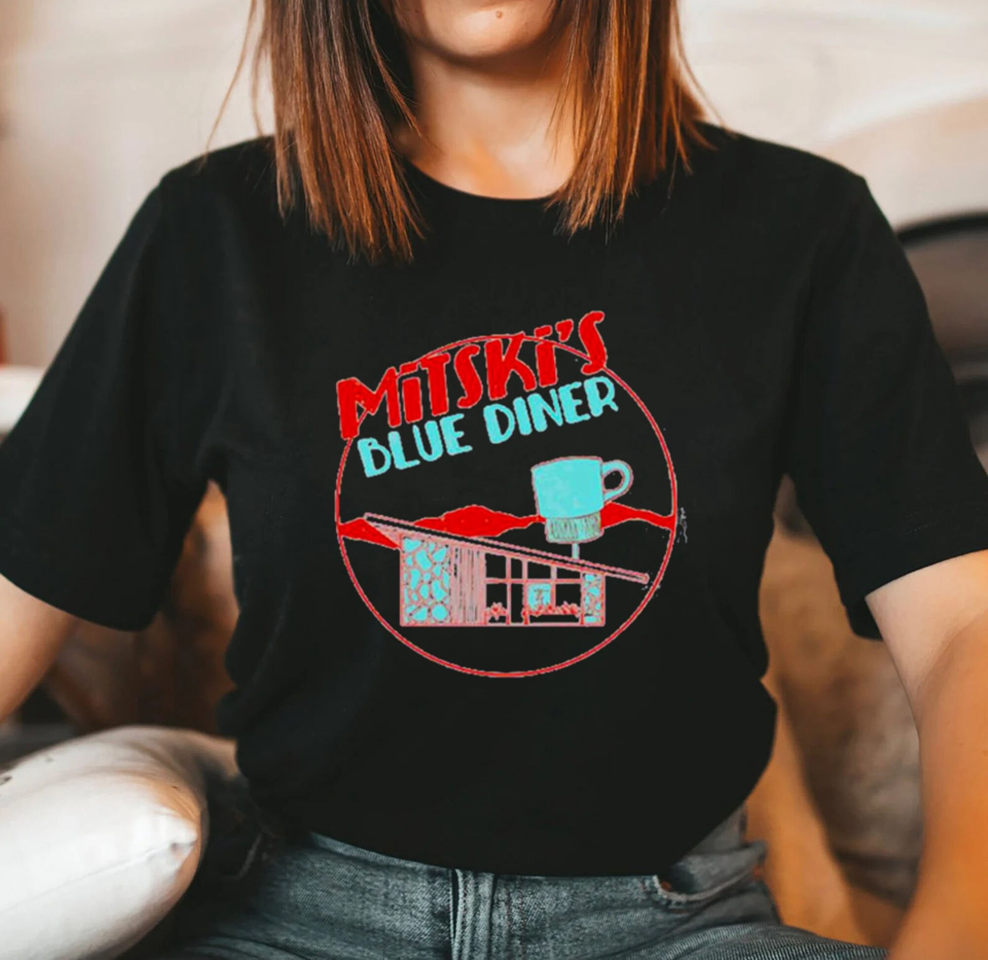 Discover Mitski Blue Diner T-Shirt