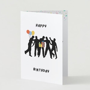 Geburtstagskarte zum Ausdrucken | Boyband | *NSYNCer | Digitale Geburtstagskarten | Alles Gute zum Geburtstag Karte Printable | Grußkarte zum Herunterladen