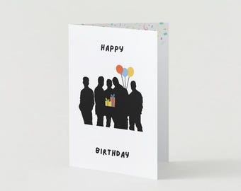 Tarjeta de cumpleaños de NKOTB / Fanático de Blockhead, New Kids (Descarga digital)