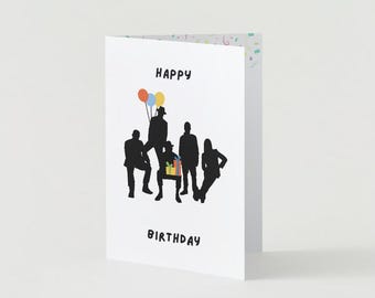 Tarjeta de cumpleaños del ejército BSB / Regalo para fans de boybands (Descarga digital)