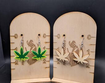 Marijuana Earrings
