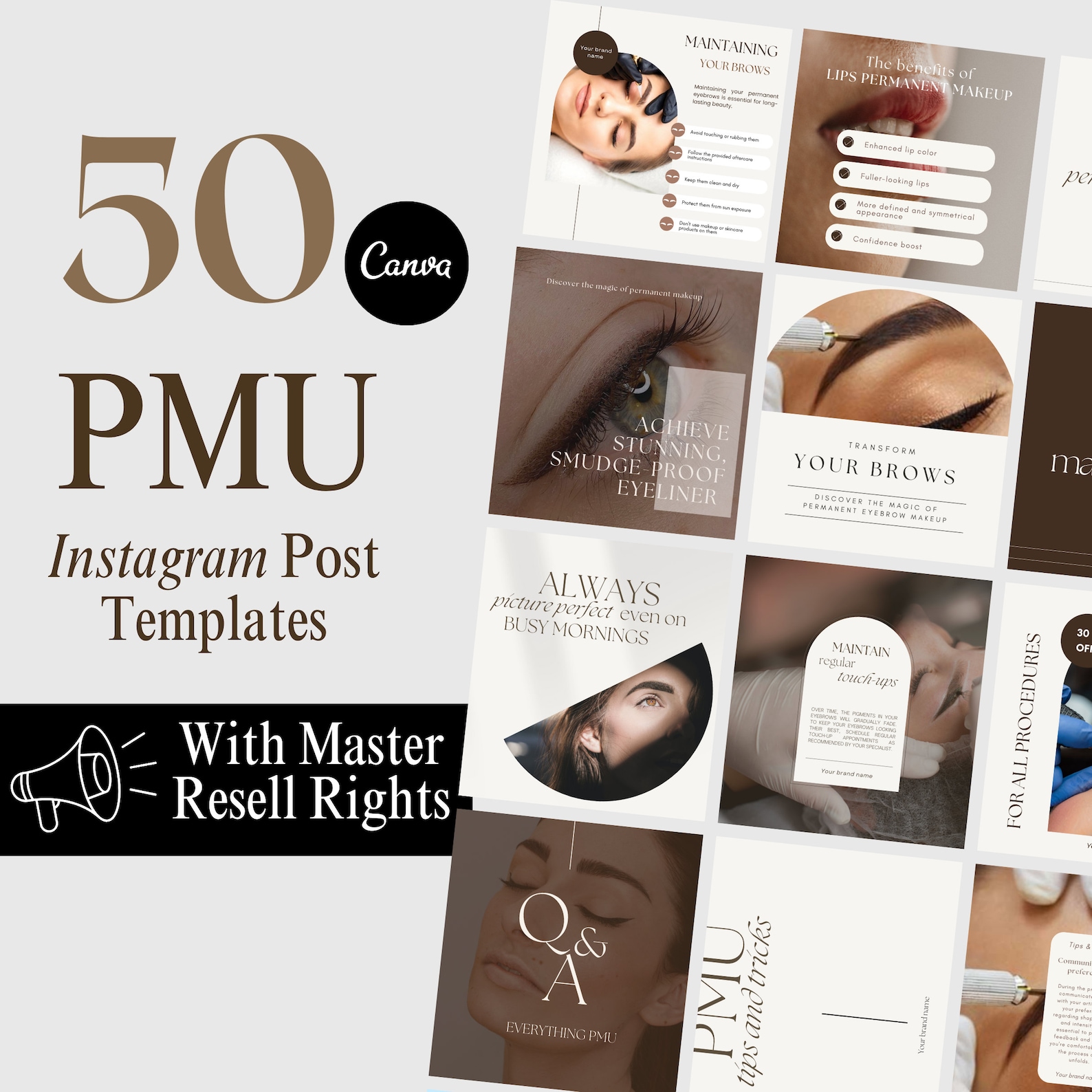 PMU Social Media Templates With Master Resell Rights MRR Templates