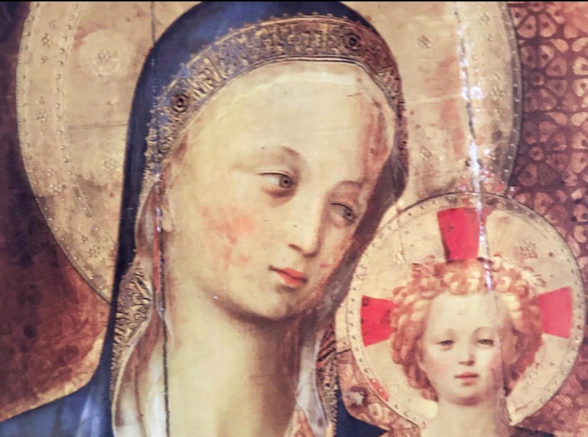 Vintage Florentine Madonna & Child Plaque – Italian Sacred Art on Wood ...
