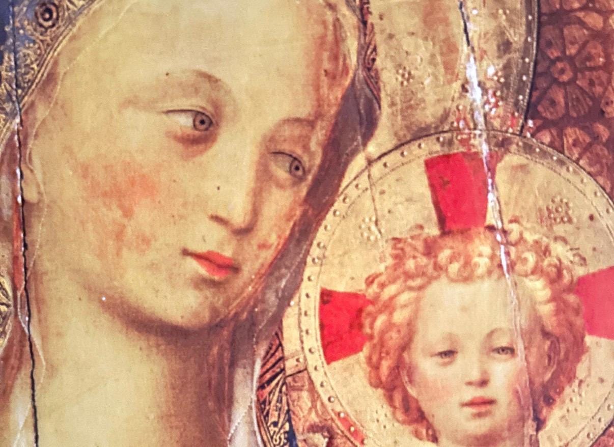 Vintage Florentine Madonna & Child Plaque – Italian Sacred Art on Wood ...