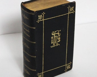 Antikes ledergebundenes Handbuch von Philothea (Ausgabe 1902)
