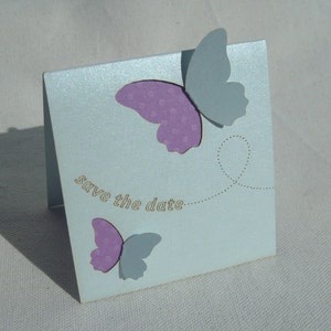 Butterfly Wedding Save the Date cards