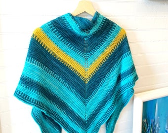 Flying V Shawl Knitting Pattern