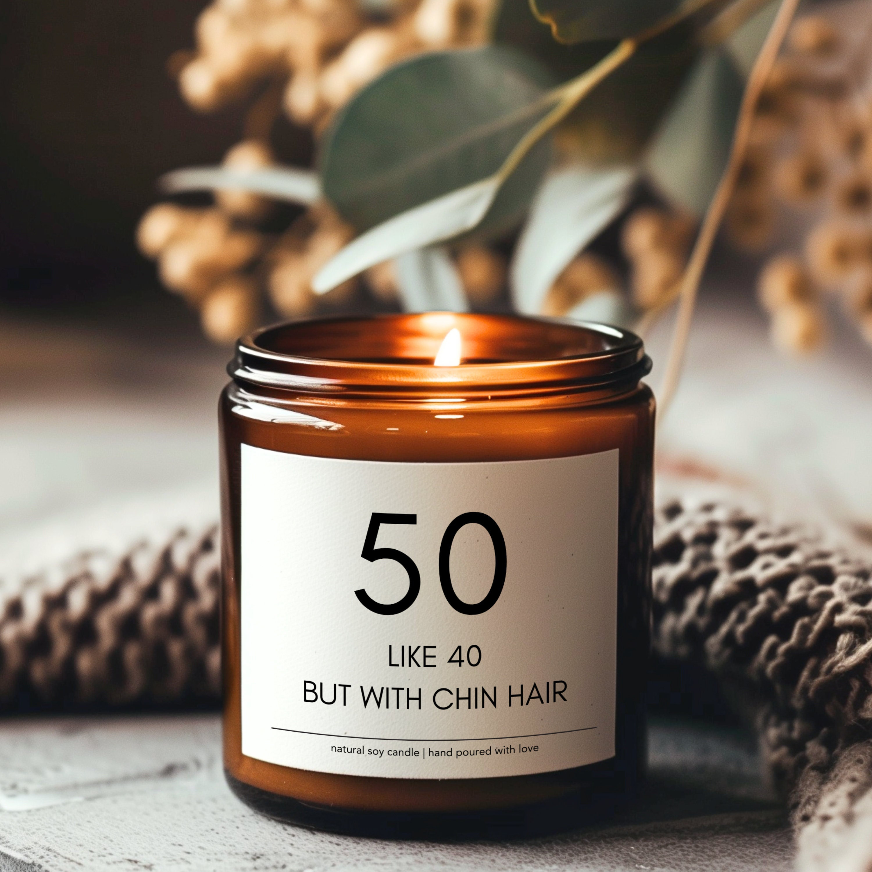 Funny 50th Birthday Gift For Women, Funny Birthday Candle, Sister Gifts, Funny Birthday Gift For Friend, Funny Candles, Sarcastic Candle
