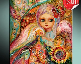 Get a stunning giclee canvas print of Little Fairy Estelle for your home's wall decor and housewares. Perfect for interior design.