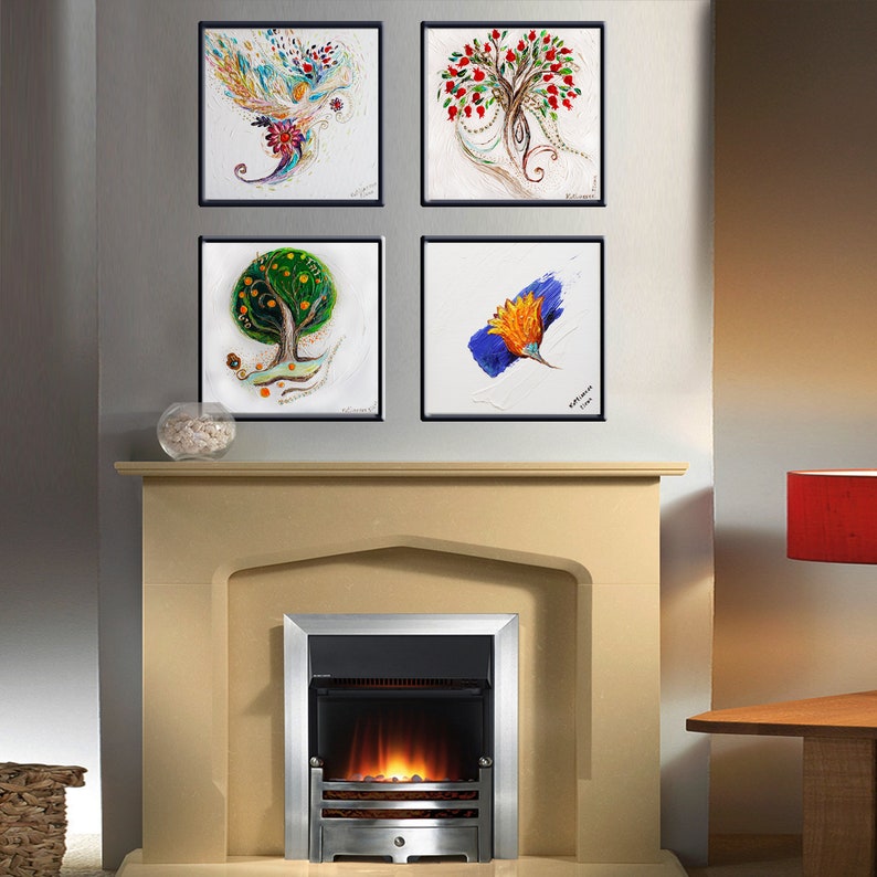 Wall Art Ready to Hang Canvas Print pure Abstract Etsy