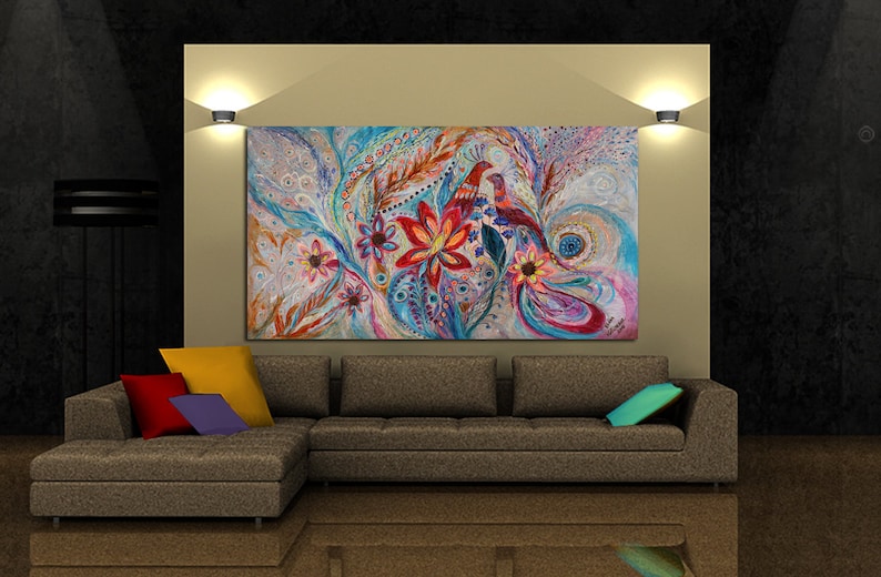 65 Original Wall Art Interior Design Giclee Canvas Print Etsy