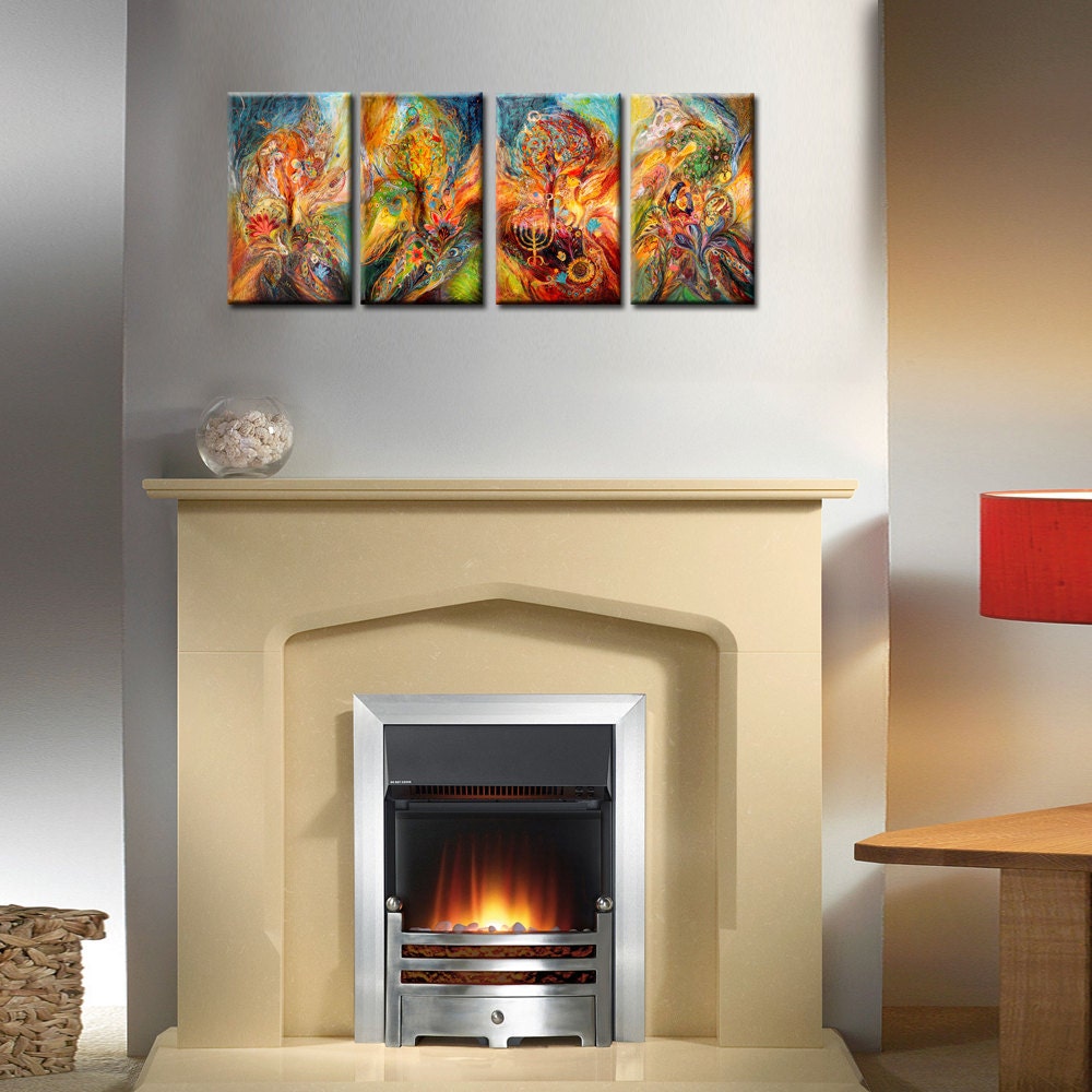 Zodiac Signs Interior Design Original Wall Art Giclee Canvas Etsy