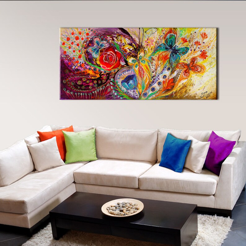 79 Original Huge Wall Art Interior Design Giclee Canvas Etsy