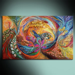 Limited Edition Art Print Song of Safed Wall Art Canvas Giclee Wall Decor Home Decor Home & Living interior design angels art wall hangings
