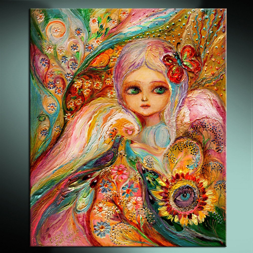 Original Wall Art Interior Design Giclee Canvas Print Little Etsy