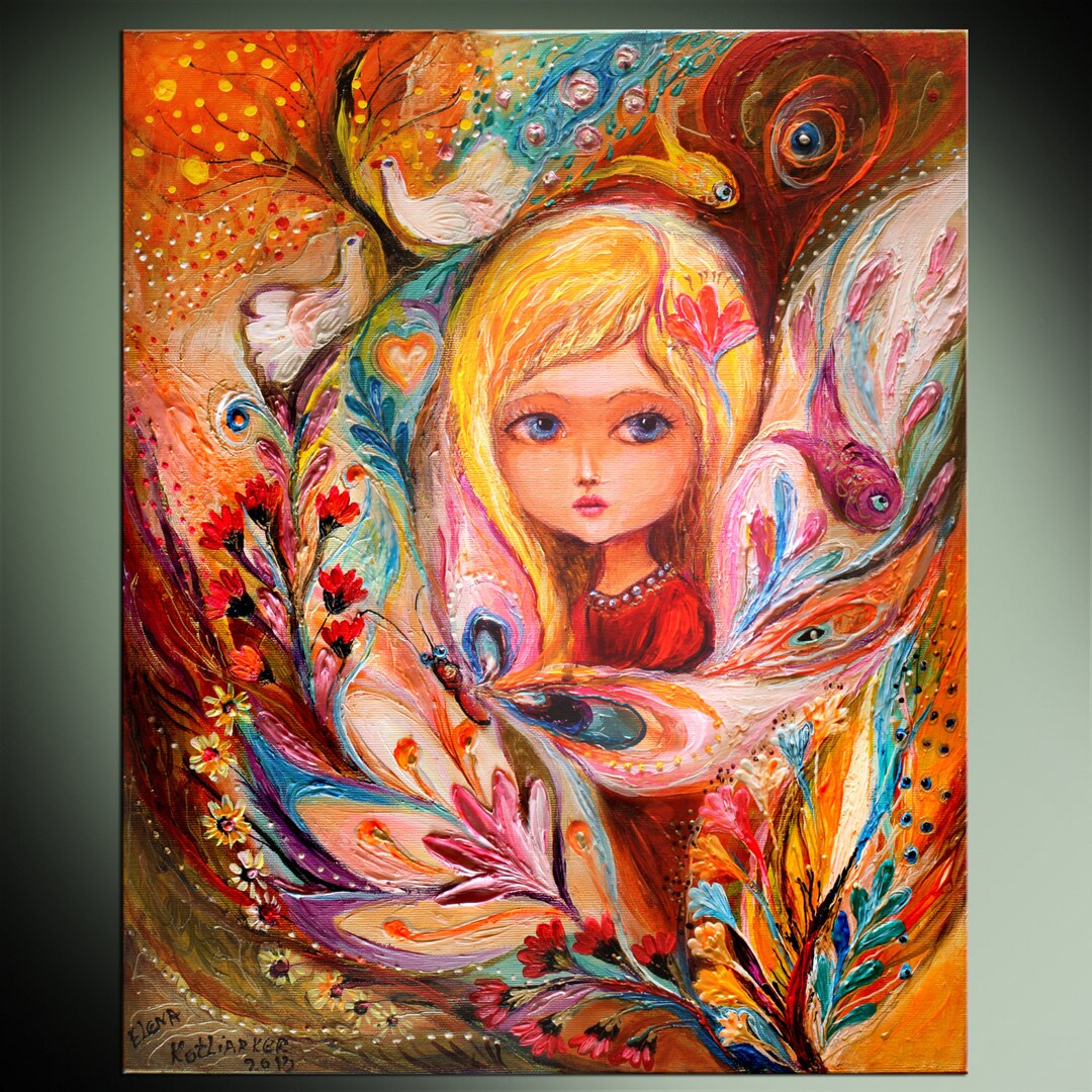 Original Ready to Hang Wall Art Interior Design Giclee Canvas Etsy