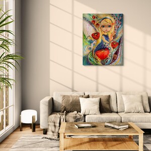 Zodiac Fairy Virgo - Original Astrology Wall Art. Limited series art print based on original painting of Israeli artist Elena Kotliarker image 6