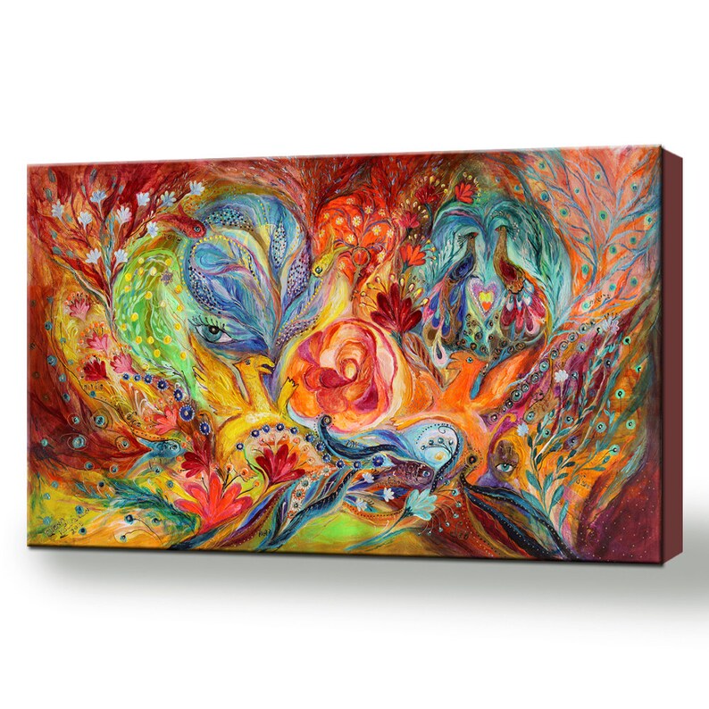 Original Wall Art Interior Design Giclee Canvas Print Etsy