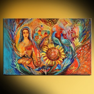 The Shabbat Queen - Original Jewish Art - Spiritual Judaica Wall Art