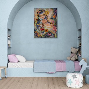 Serie Hadas del Zodiaco - Sagitario. Lámina artística de edición limitada basada en una pintura original de la artista israelí Elena Kotliarker. El mejor regalo para niñas. imagen 5