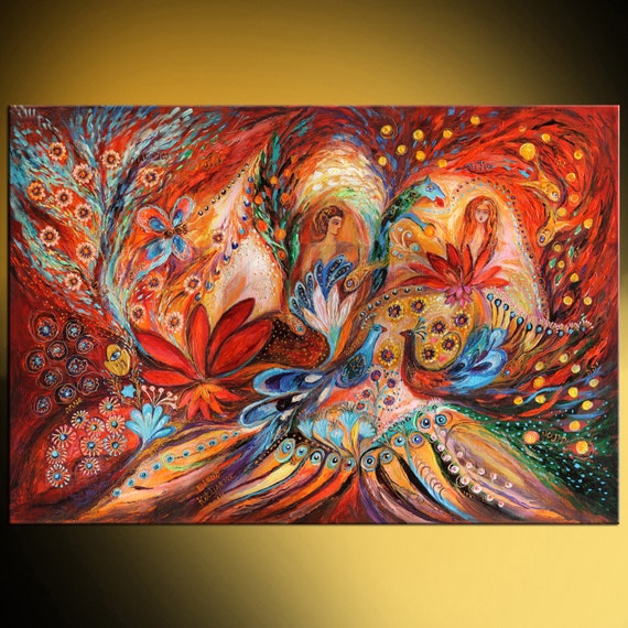 Original Wall Art Interior Design Giclee Canvas Print Women of Etsy