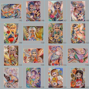 Hand-Painted ACEO Limited Edition Prints Set | Unique Collectible Art Cards