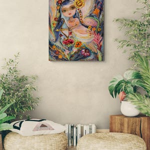 Serie Hadas del Zodiaco - Sagitario. Lámina artística de edición limitada basada en una pintura original de la artista israelí Elena Kotliarker. El mejor regalo para niñas. imagen 2