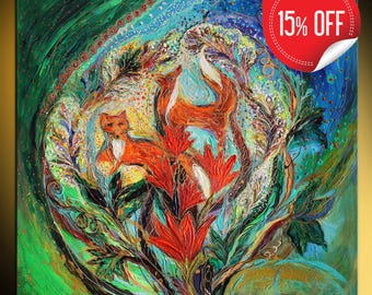 ワイルドフラワーガラス絵画：カラフルな花のサンキャッチャー