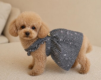Floral Dress, XS-2XL, Pet Dress, Dog Summer, Embroidered Dog Dress, Dog Fashion, Cute Dog Apparel Girls, Dog Summer Outfit, Puppy Dress