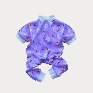 Dogs Pajamas for, XS-2XL,Bunnies Stretchy Puppy Jumpsuit, Cozy Onesie for Small and Medium Pets Dog outfit Dog Fashion - The Chou Pet