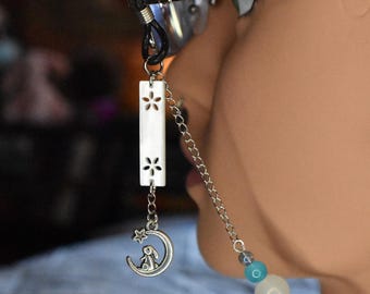 Moon and Rabbit Lan Wangji Glasses Chain