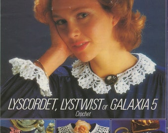 Vintage 1970s Crochet Collar and Cuff sets for Women pattern PDF file Peter Pan Collar INSTANT DOWNLOAD