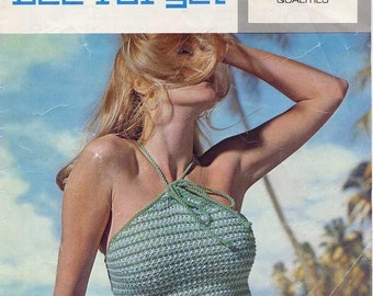 1970s Ladies Summer Knitted Halter Neck Top pdf INSTANT DOWNLOAD