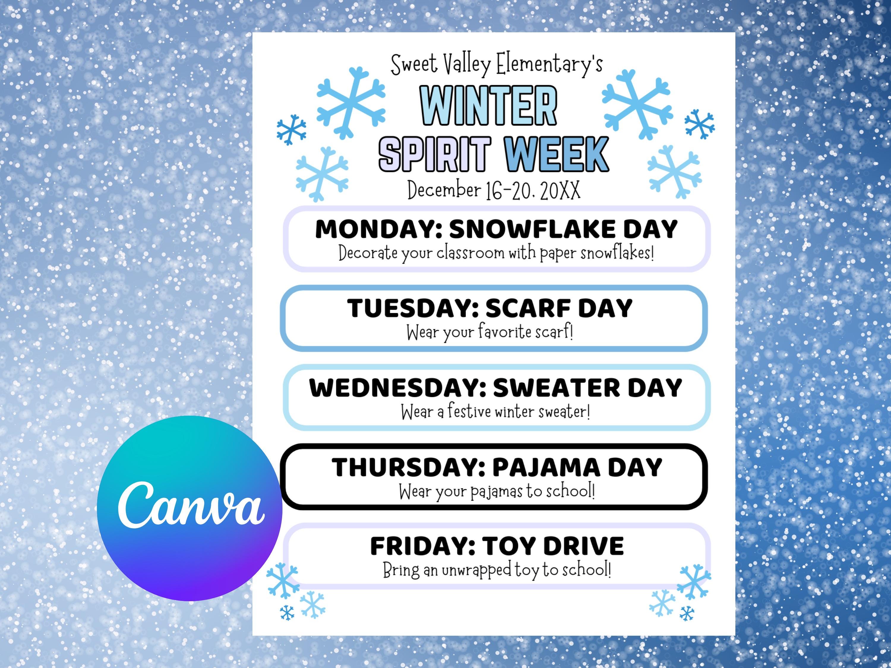 Winter Spirit Week