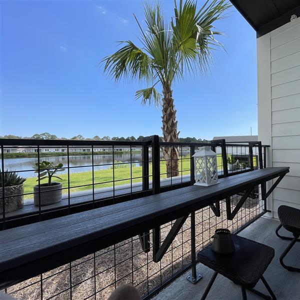 Double-sided Porch Table for Railing – DIY Build Plans - Etsy