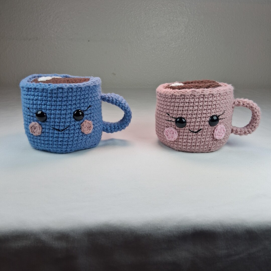 Handmade Crochet Hot Chocolate Plush, Amigurumi Stuffed Toy Food Etsy