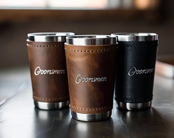 Personalized Leather Gift for Her Custom Coffee Sleeve,Gift for Coffee Lovers,Personalized Leather Coffee Cup Sleeve,Coffee Mug Cove