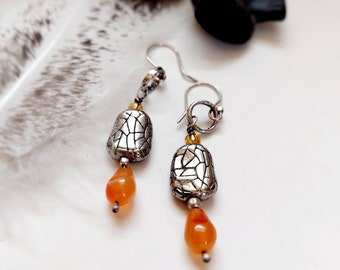 Sterling Silver Earrings/ Contempory Earrings