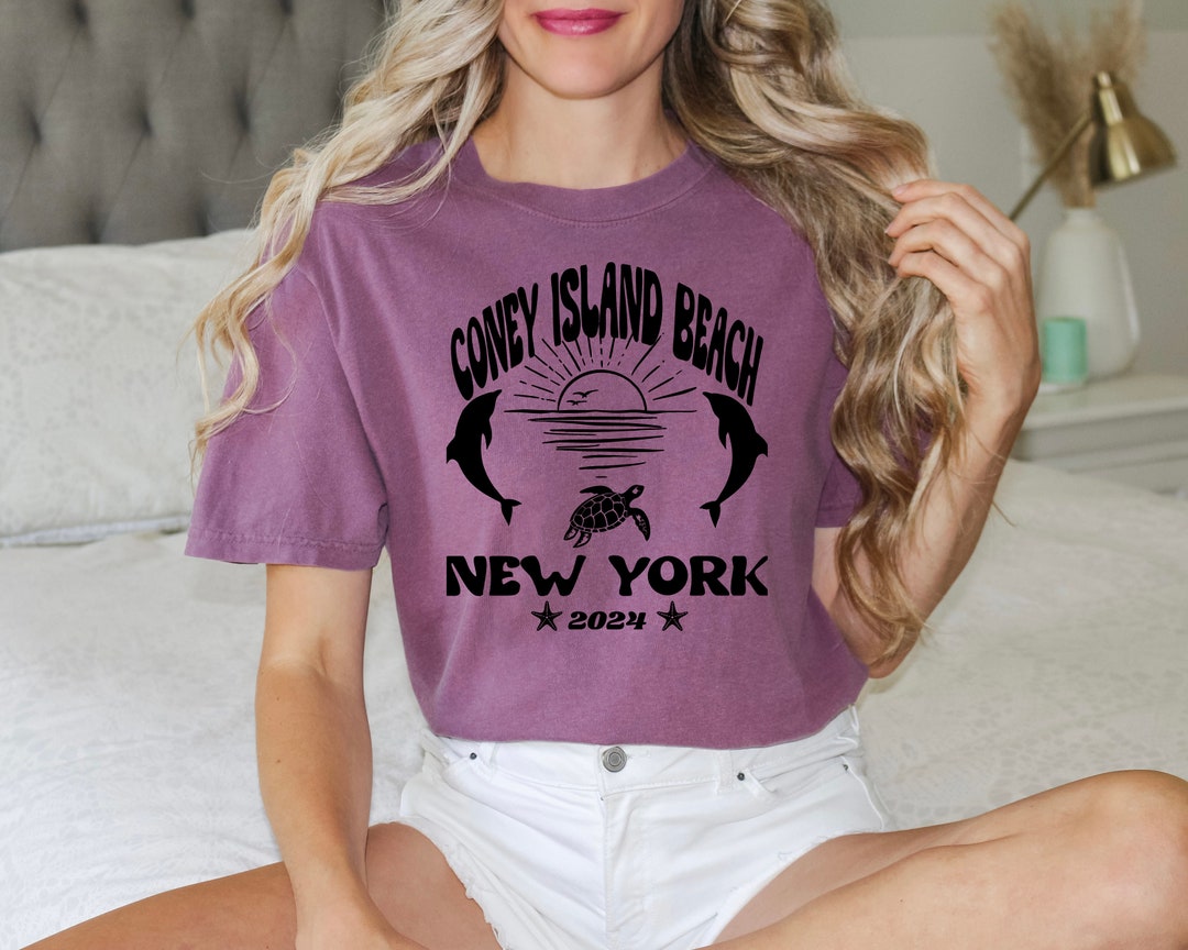 Coney Island Beach New York Shirt, Comfort Colors, Summer Beach ...