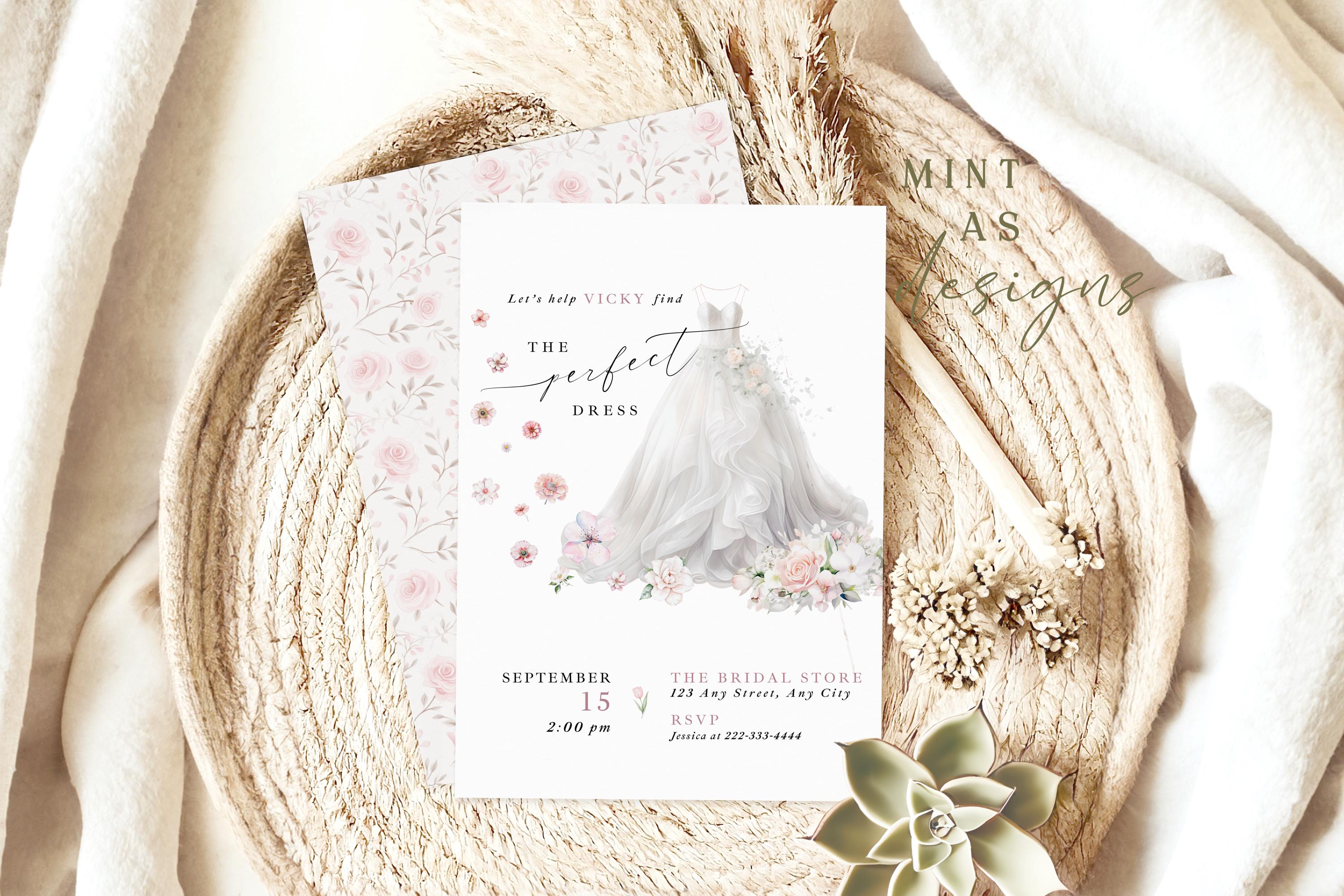 Dress Fitting Invite - Etsy