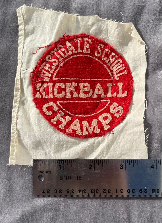 Vintage “Westgate School Kickball Champs” printed 