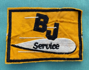 Vintage BJ Service patch-automotive gas station