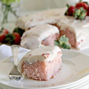 Strawberry Sheet Cake
