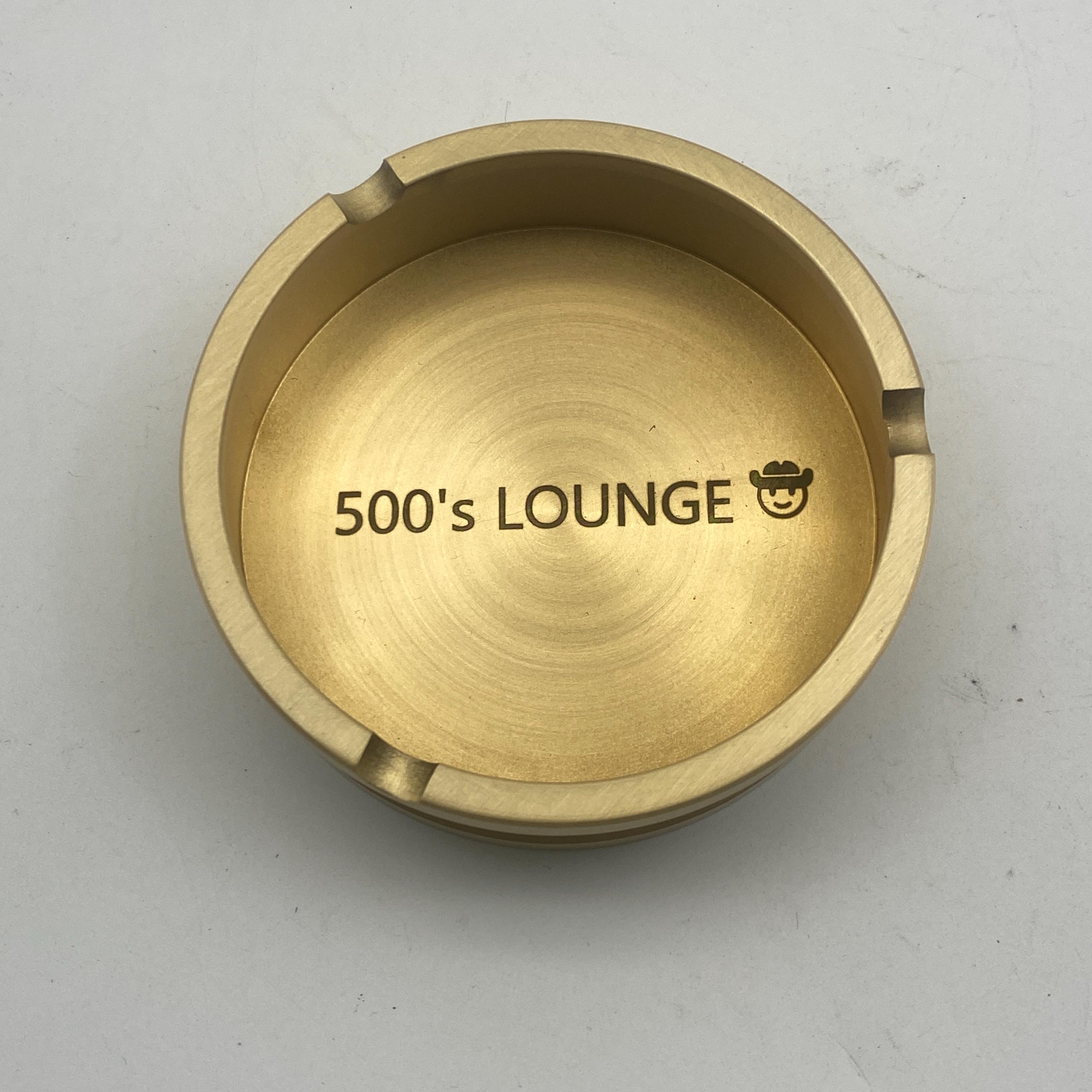 Brass Ashtray With Custom Text or Logo,gift for Friends,birthday