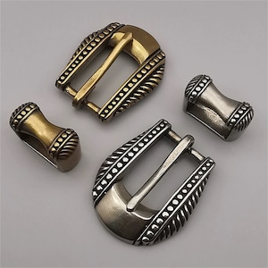 Women Vintage Copper Buckle with Loop,19mm Buckle Kits