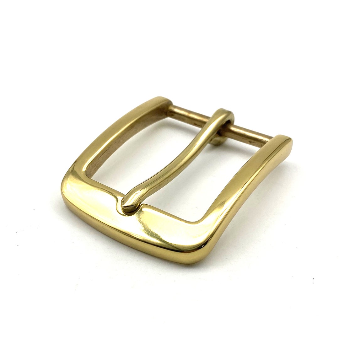 【関税＆送料込み】ChloAC Gold Tone Brass Belt Concitor Reversible Belt Wide CONGAC BROWN/Black w/White