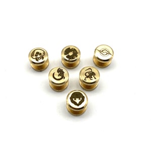 Custom Leather Rivets,brass Chicago Rivet Custom Logo,screw Back Fasten ...