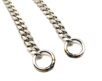 Stainless Dog Collar Chain with Welded Ring,Puppy Necklace